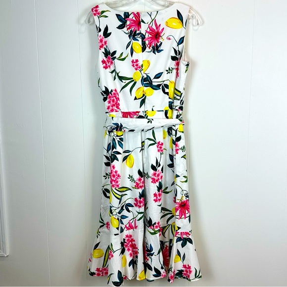 RSVP by Talbots Lively Lemon Fit and Flare Dress Women’s Size 8 - Picture 5 of 10